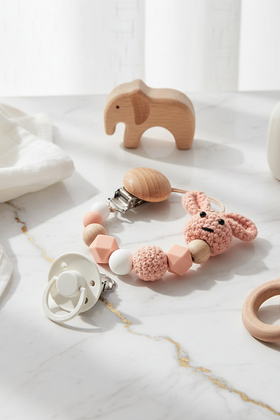 Pacifier Clip with Pacifier 2