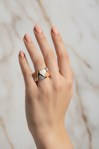 Peach Ring Hand Raised