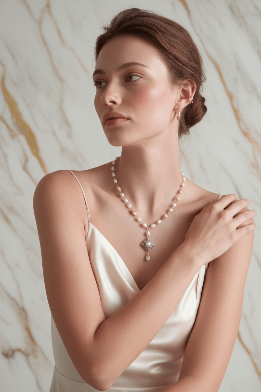 Pearl Necklace Editorial 2