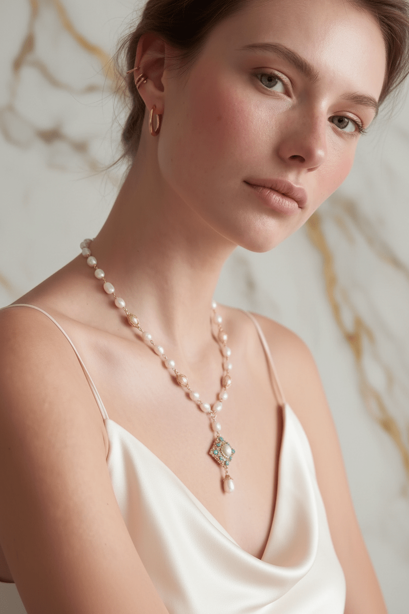 Pearl Necklace Editorial 3