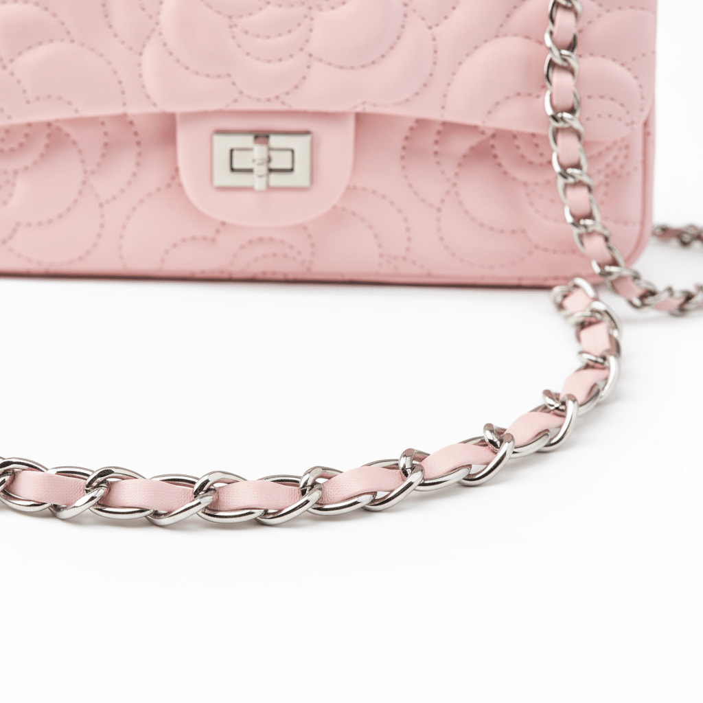 Pink bag - chain detail