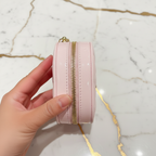 Pink bag - hand holding side