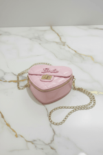Pink bag - side angle portrait
