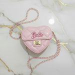 Pink bag - top flat lay