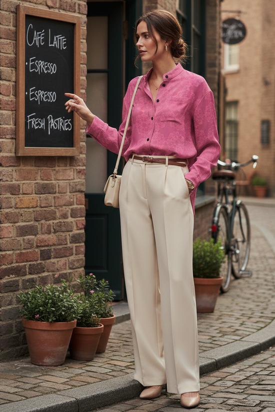 Pink Floral Shirt Café Menu