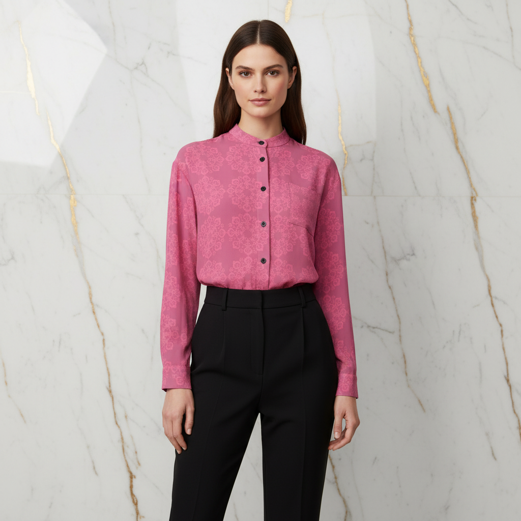 Pink Floral Shirt - Editorial Stance