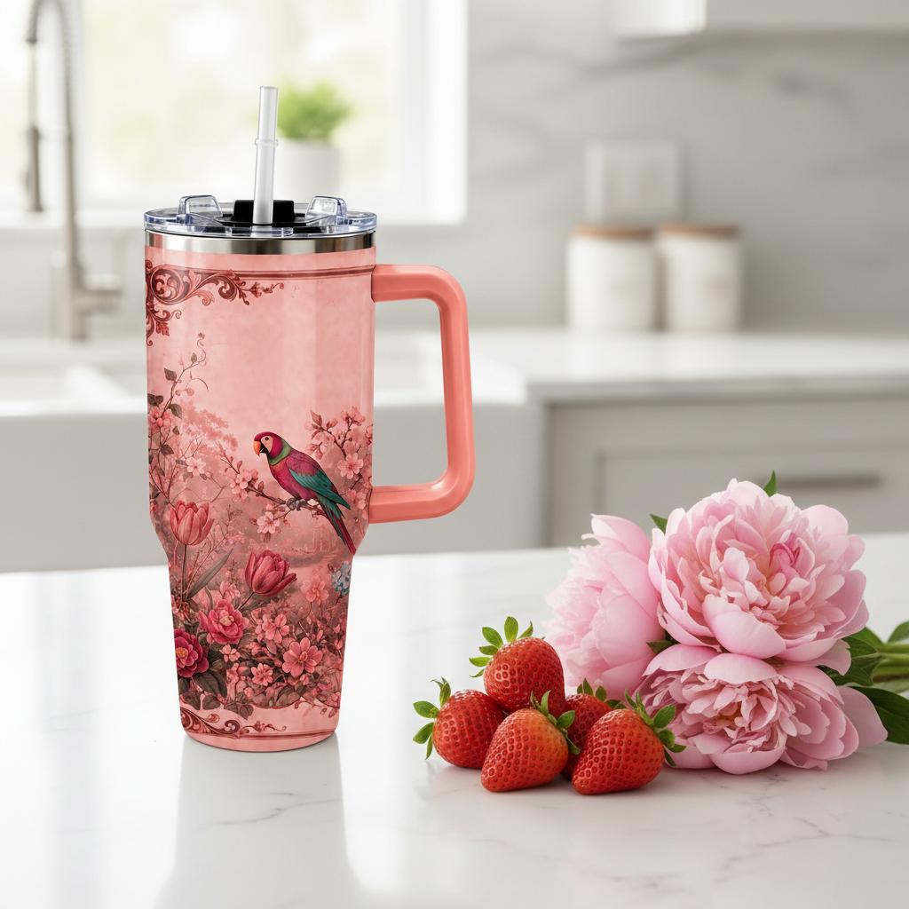 Pink Parrot - Strawberries