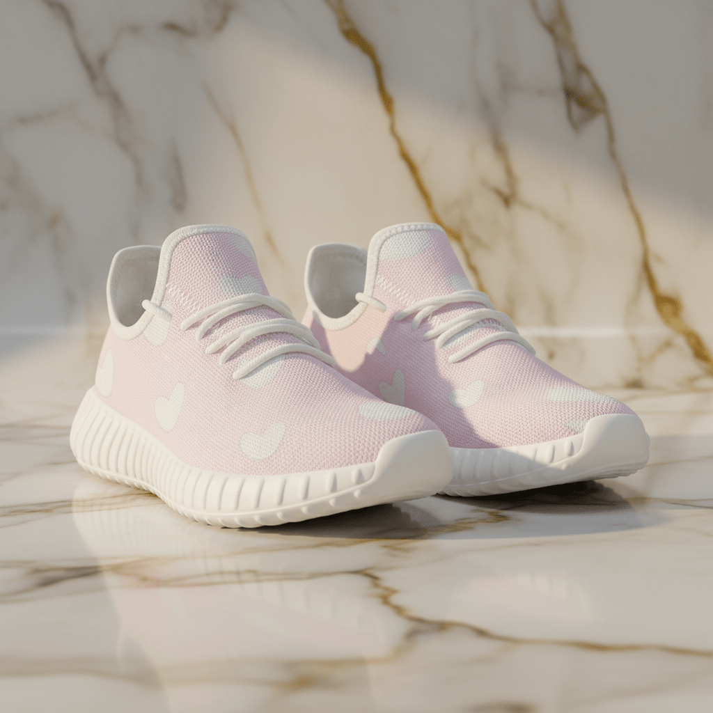 Pink Sneakers Studio - Product Shot Marble