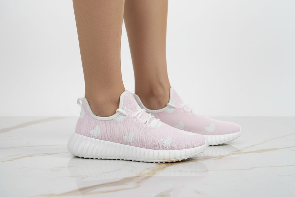 Pink Sneakers Studio - Side Close Up