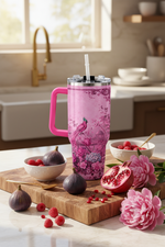 Pink Tumbler - Figs & Pomegranate