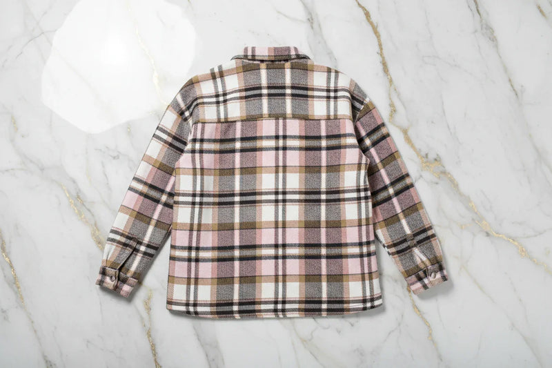 Plaid Shirt Jacket Back View