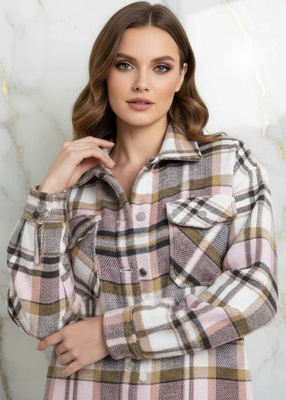 Plaid Shirt Jacket Detail