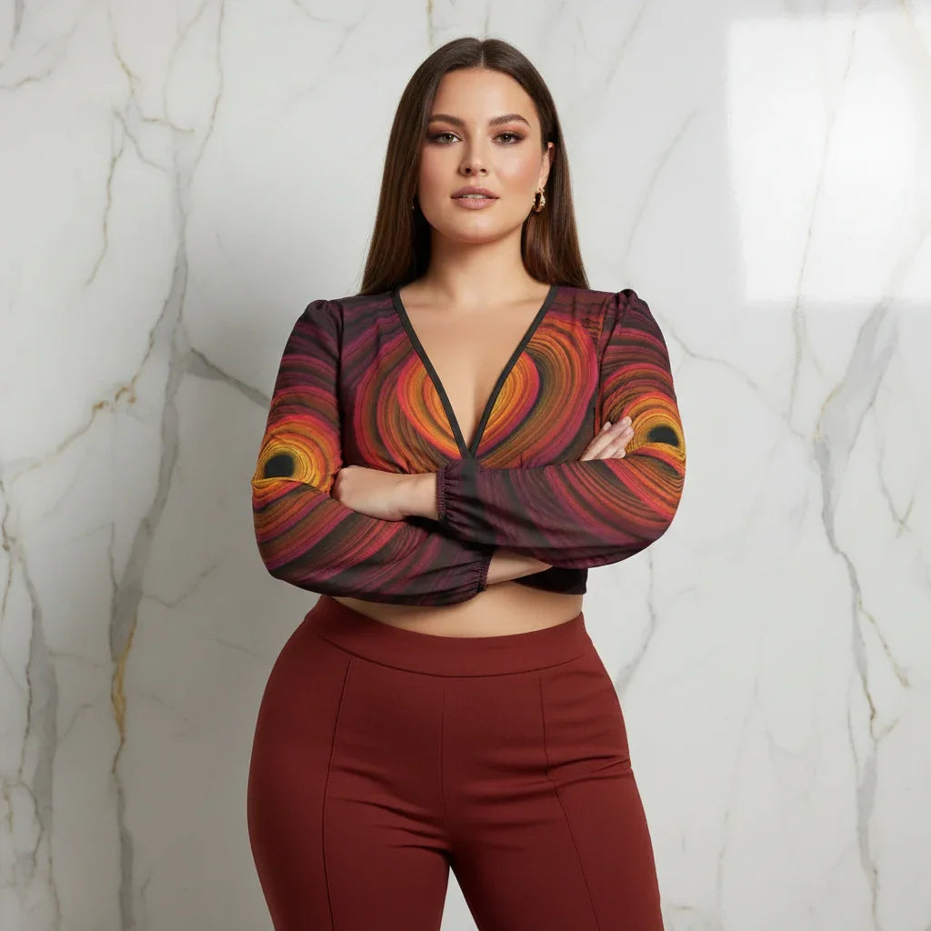 Plus-Size Arms Crossed