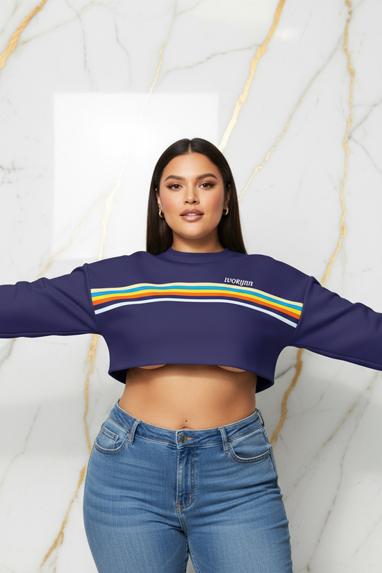 Plus-size arms extended confident