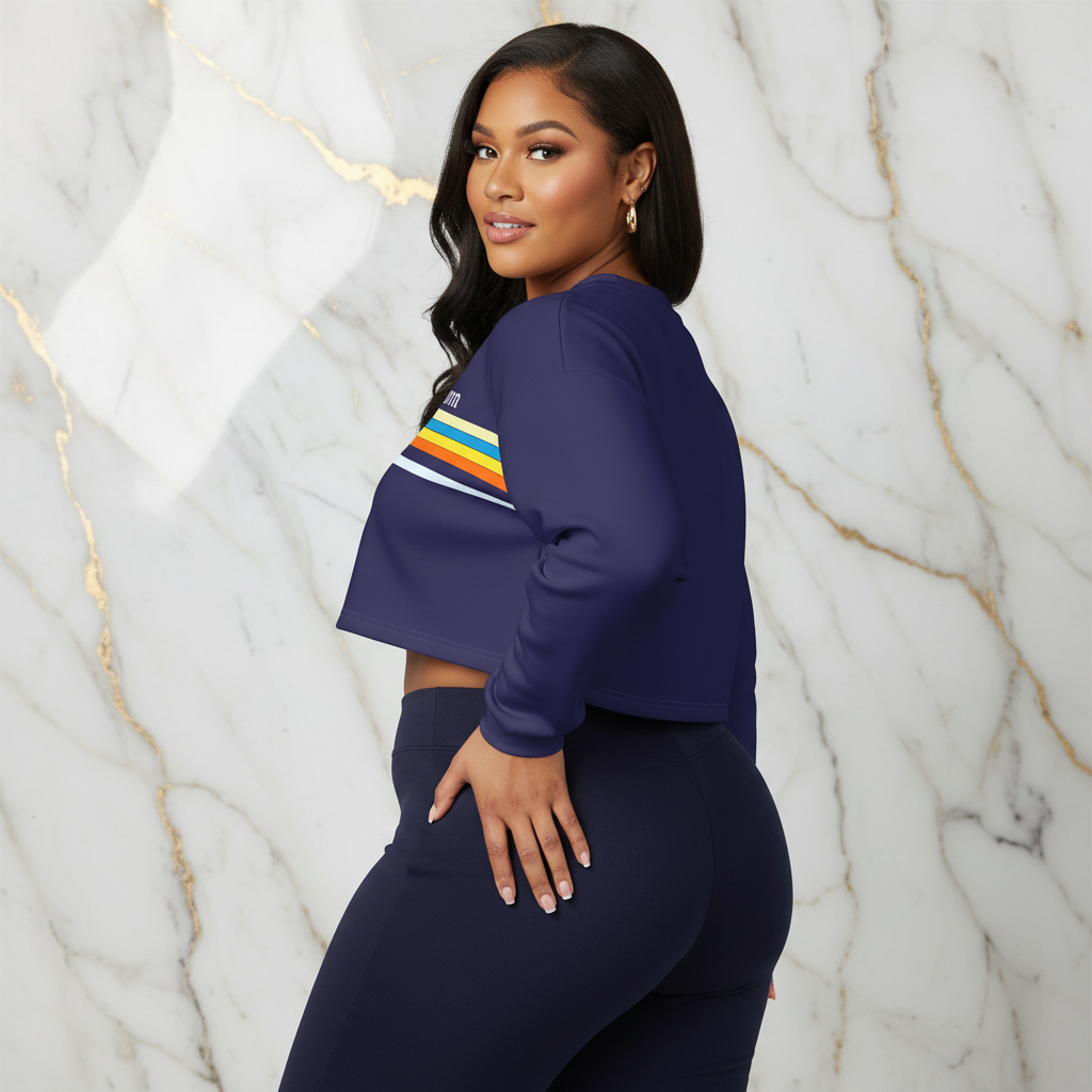 Plus-size back angle looking back