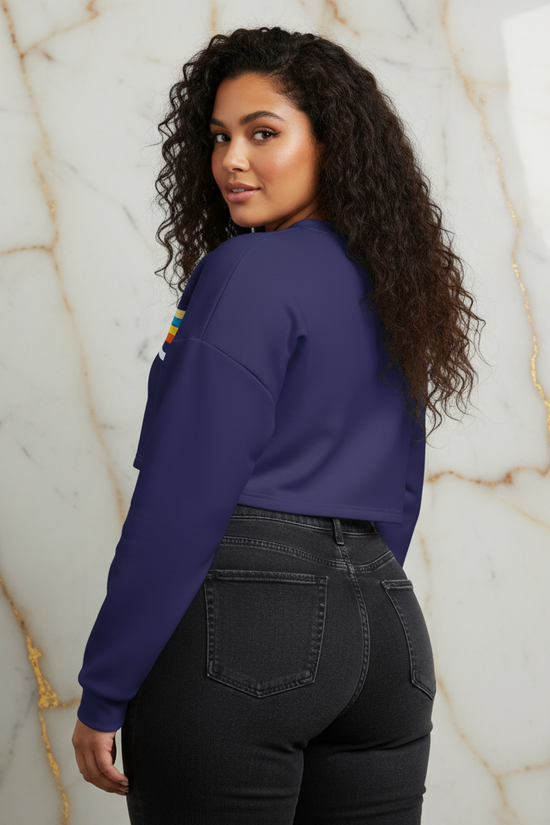 Plus-size back view over shoulder