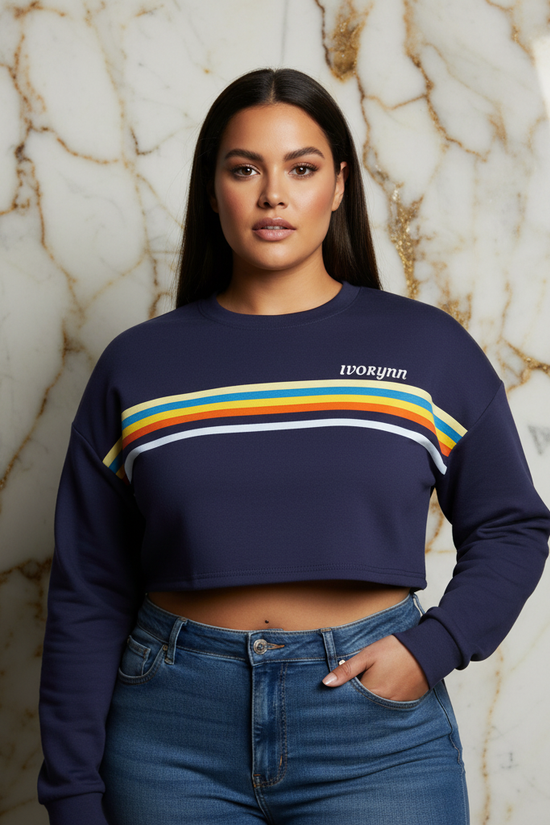 Plus-size confident standing pose