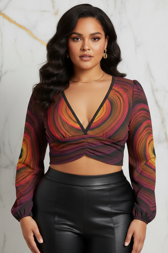 Plus-Size Front Marble