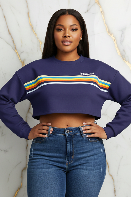 Plus-size front view confident pose