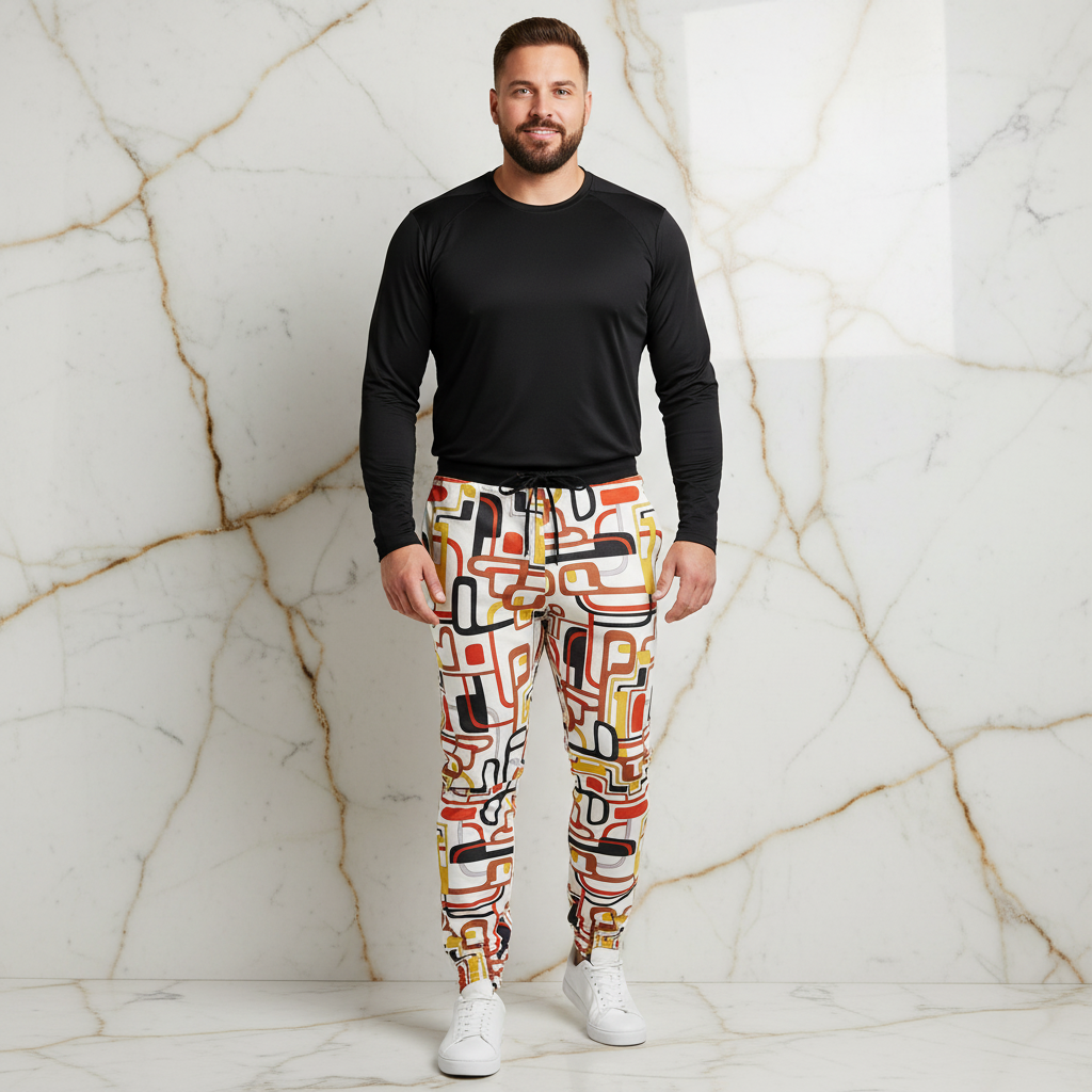 Plus-size men's front view