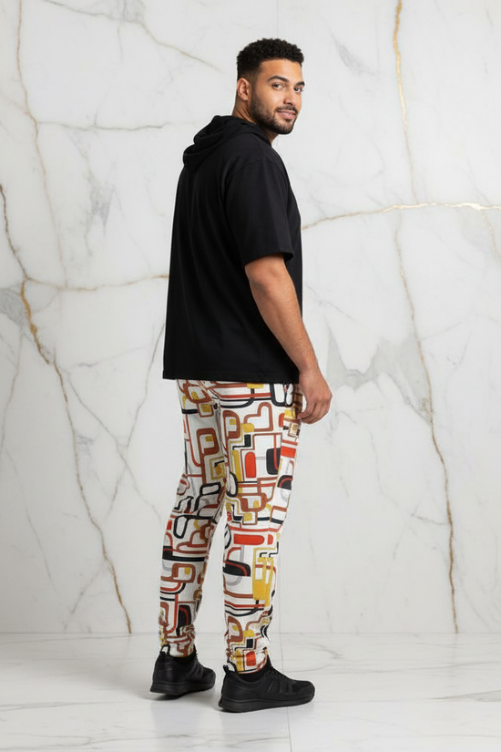 Plus-size men's three-quarter back