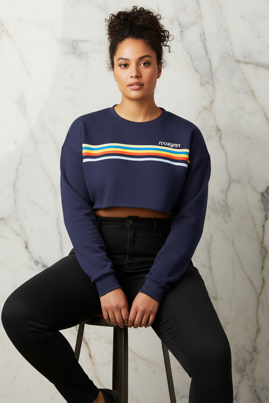 Plus-size seated elegant pose