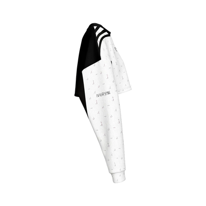 سويت شيرت قصير نسائي - خطوط