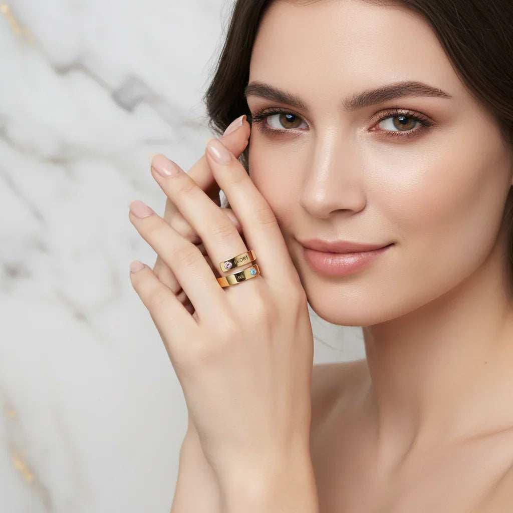 Professional portrait with ring 1