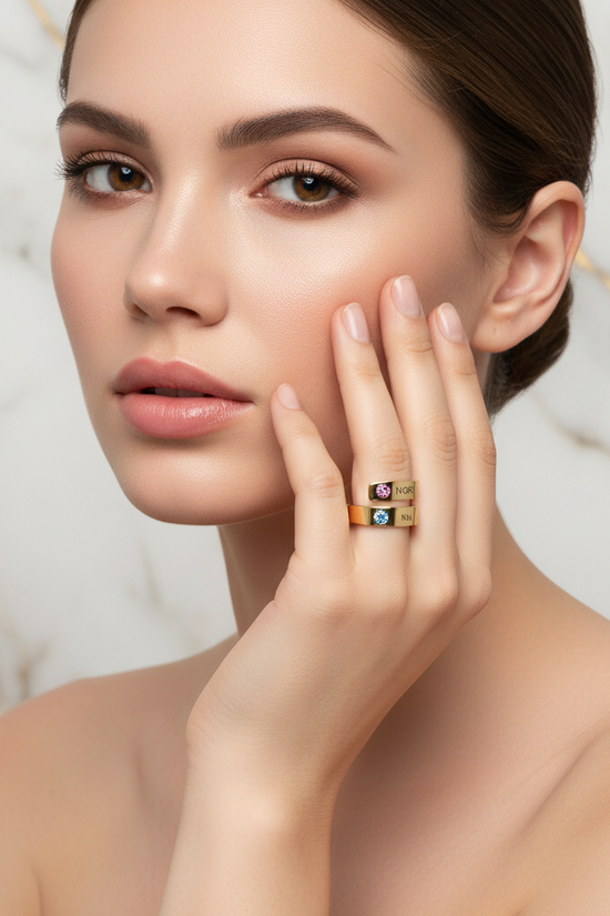 Professional portrait with ring 3