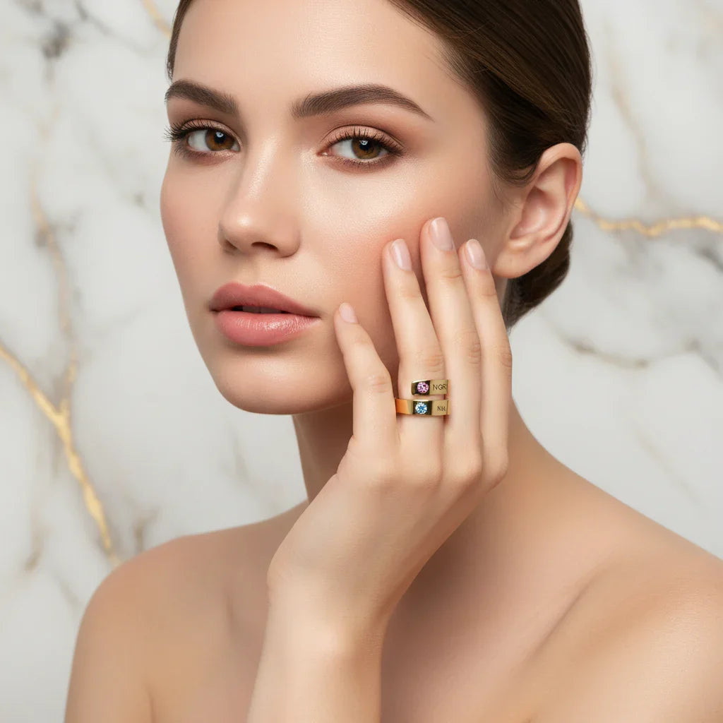 Professional portrait with ring 3