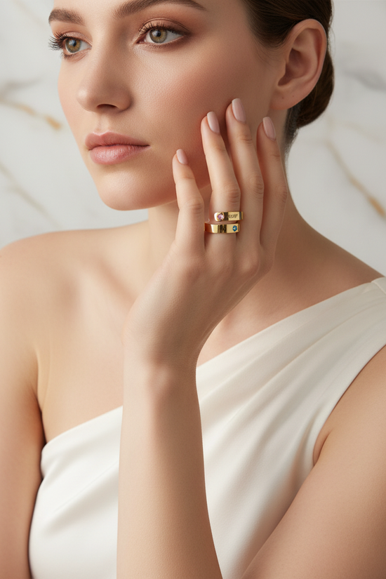 Professional portrait with ring 4