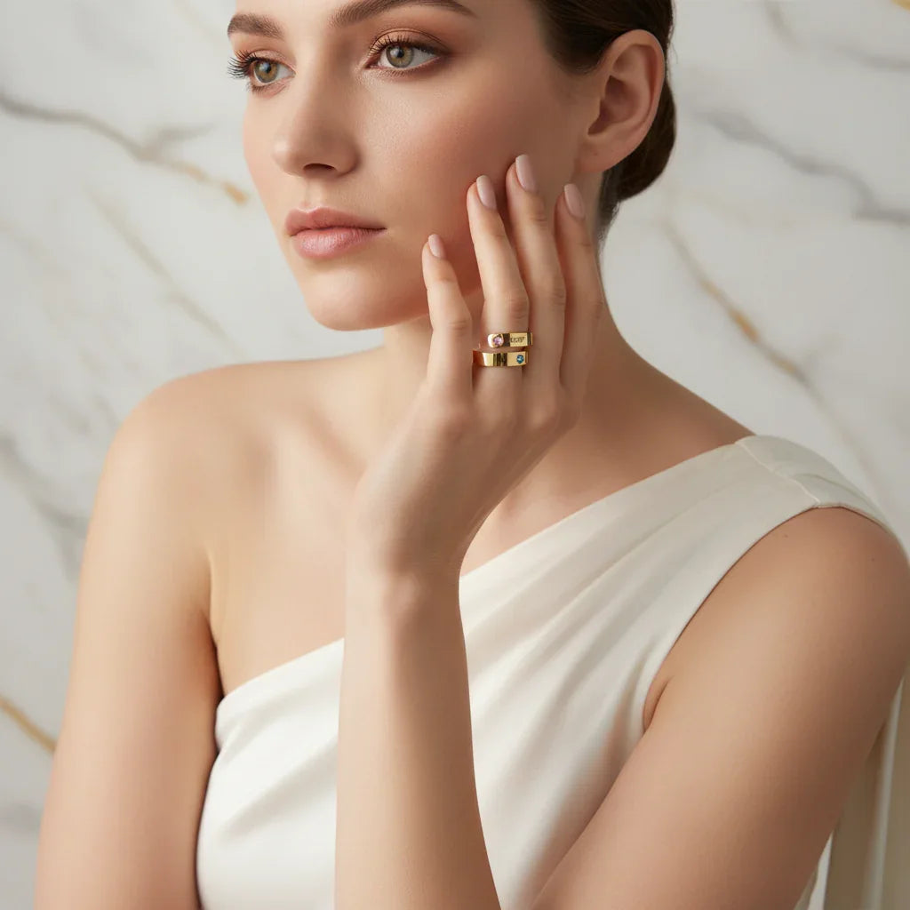 Professional portrait with ring 4