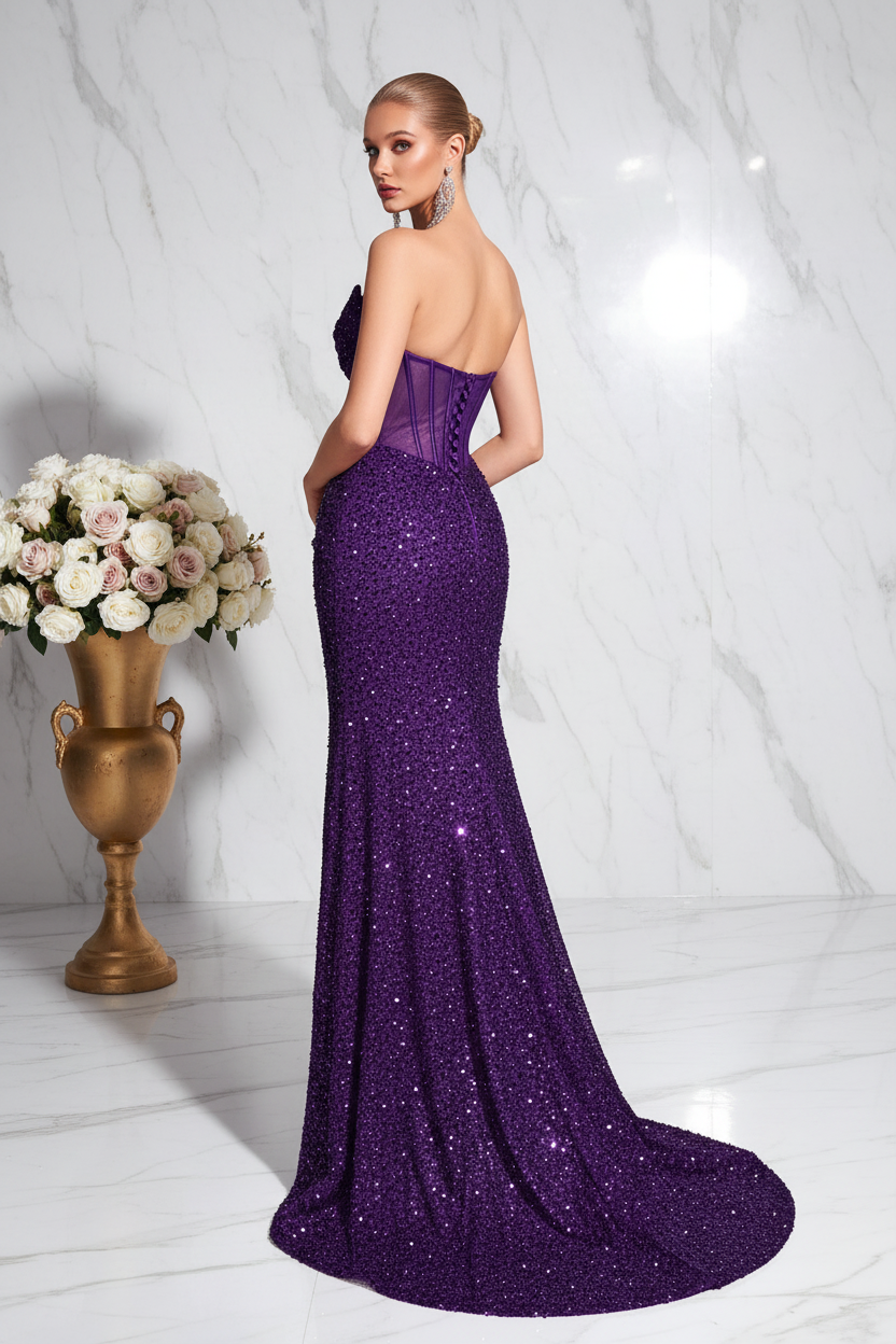 Purple Back View