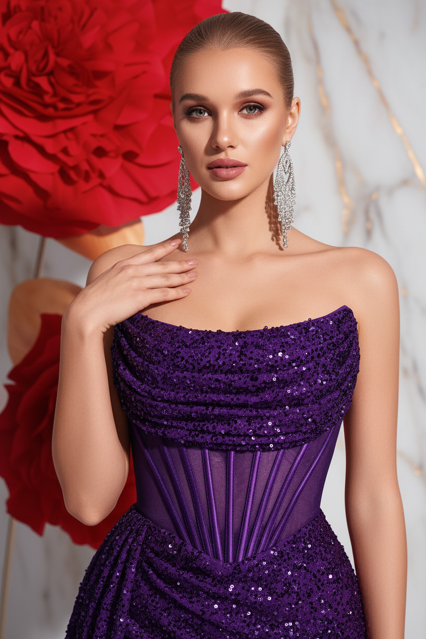 Purple Close Portrait
