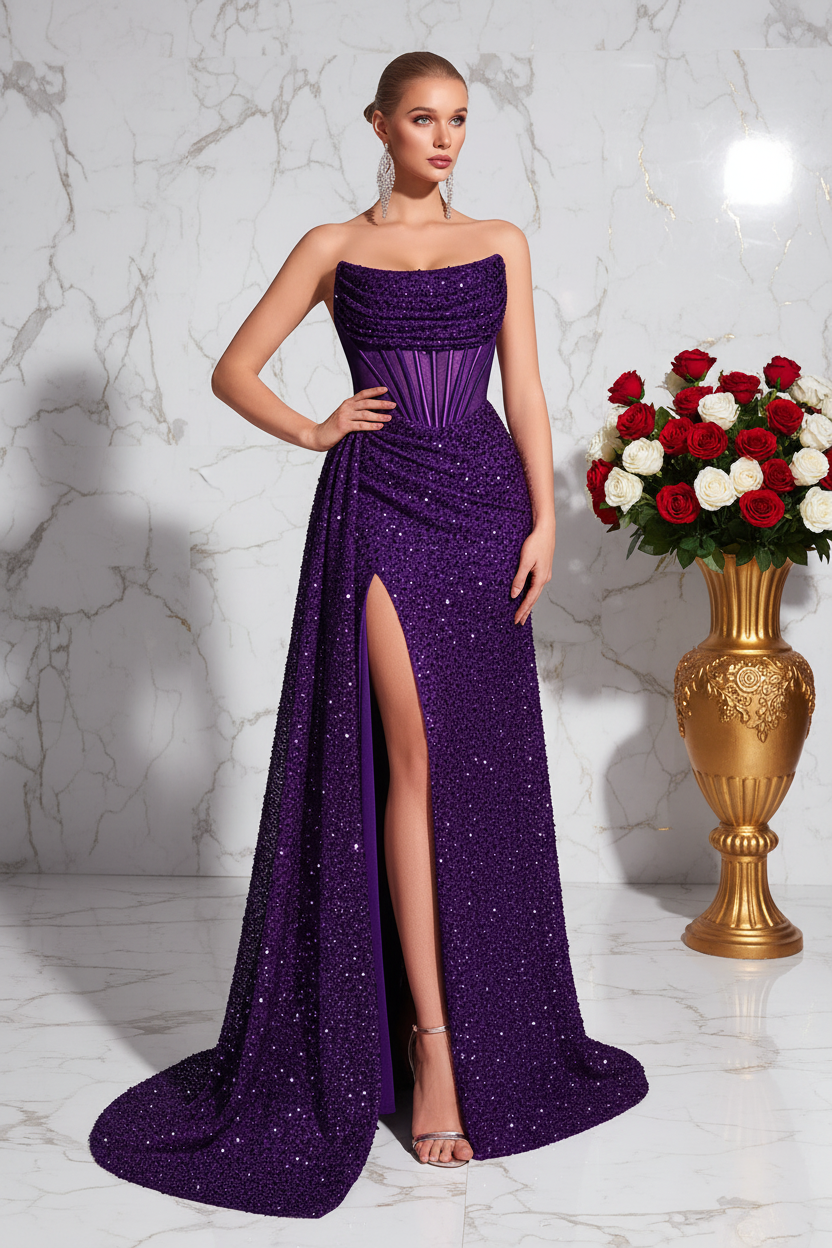 Purple Front View