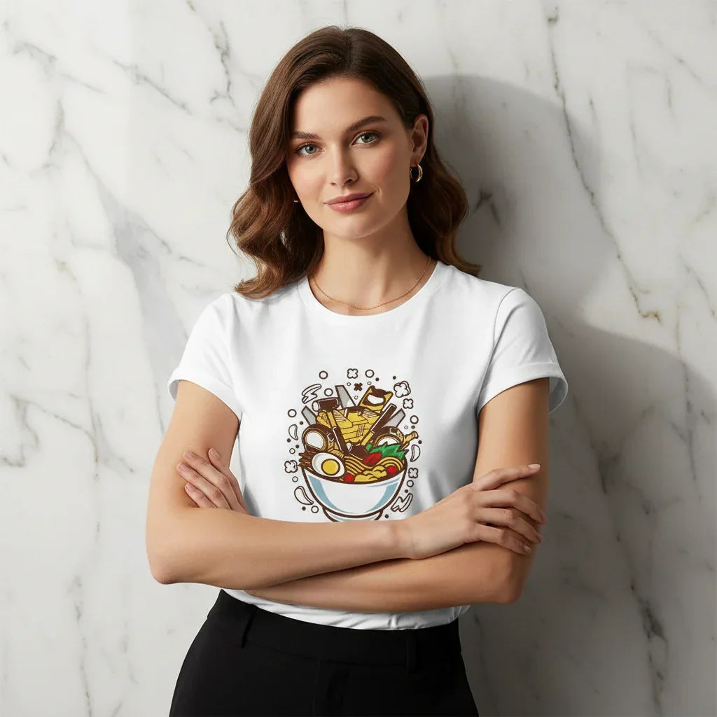 Ramen T-shirt - Confident Arms Crossed