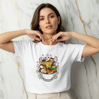 Ramen T-shirt - Relaxed Neckline Pose