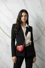 Red bag - belt bag front pose
