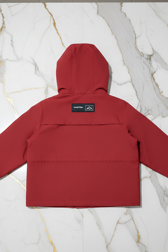 Red Jacket - Back View