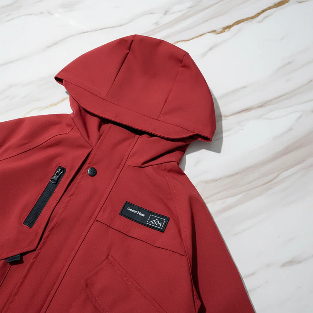 Red Jacket - Detail Shot