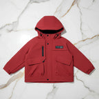 Red Jacket - Overhead Flat Lay