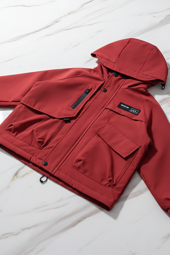 Red Jacket - Side View