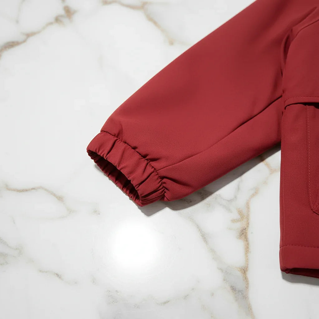 Red Jacket - Sleeve Cuff Detail