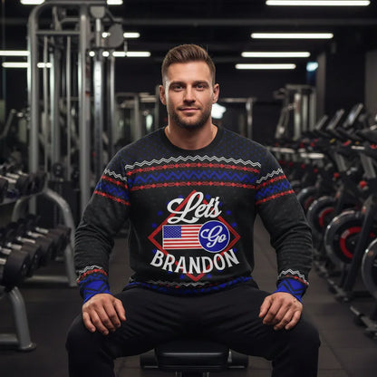 Relaxed gym bench shot