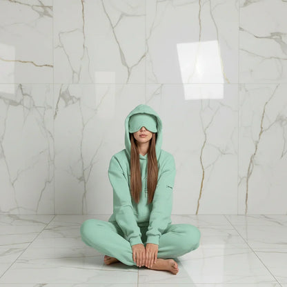 Relaxed lifestyle pose leaning against surface