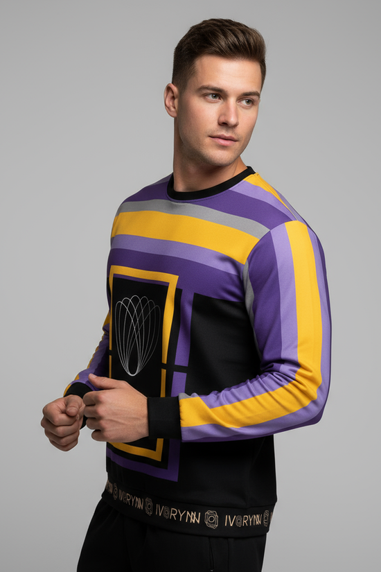 Right side profile - man in sweatshirt