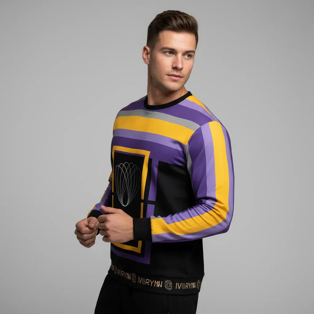 Right side profile - man in sweatshirt