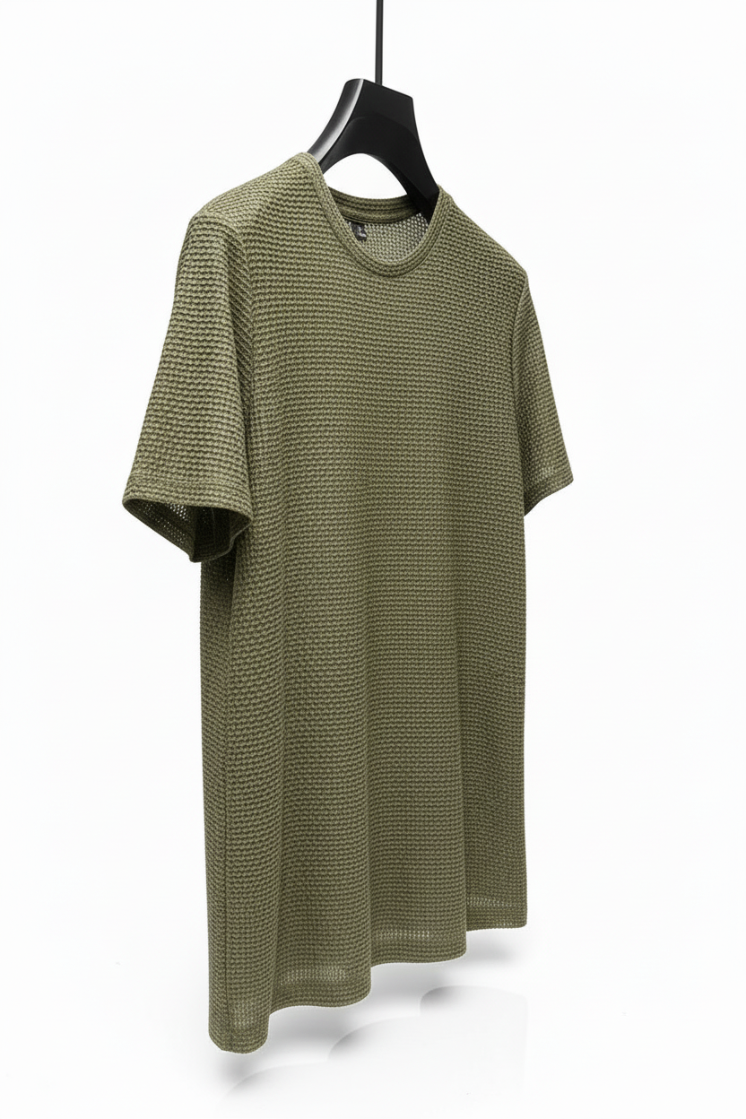 Silk Fitness Khaki T-shirt