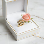 Ring gift box with rose 4