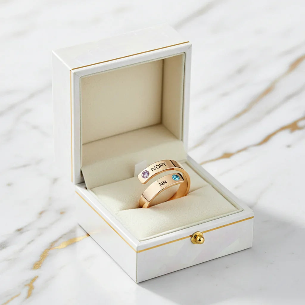 Ring in luxury gift box 1